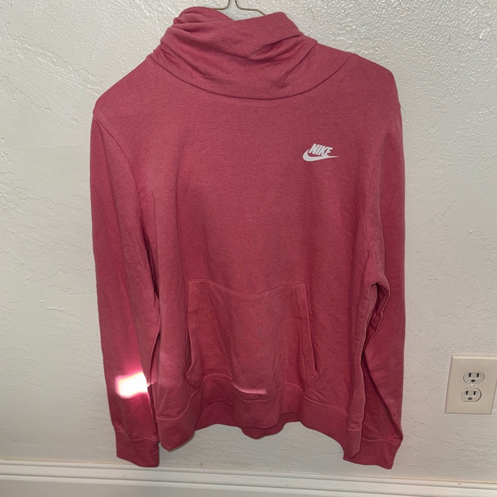 Nike Rose Hoodie with Iconic Emblem